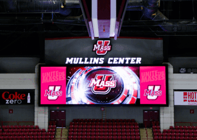 UMass Mullins Center – Scoreboards